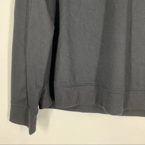 all in motion Men's Black Ponte Crewneck Sweatshirt Long Sleeve Size Small - Picture 5 of 6